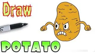 How to Draw the Potato Boss | Cuphead