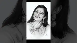 Graphite Portrait Drawing 💫 Time-lapse
