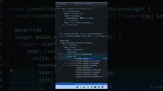 Icon Button in Flutter(push operation) - Flutter #shorts
