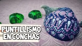 🟠 #02 Decorando CONCHAS // DOT Mandala // Seashell Crafts // Seashell Decoration // 10.000 UB