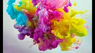 🎵🌀 Chillwave Satisfying Color Bursts 🎨 Relaxing 4K Abstract Visuals & Music for Studying & Chill 🎶✨