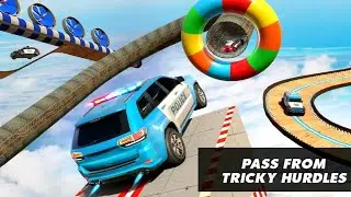 Police Prado Car Stunt Racing - Ramp Car Stunts 3D 2020 #1 - Real Car Racing #Android GamePlay FHD