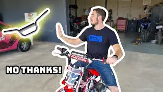 Crf110 Throttle Cable Too Short with Tall Handlebars (solved)