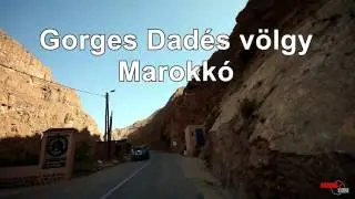 Dad&egrave;s-szurdok, Atlasz-hegys&eacute;g (Gorges Dad&egrave;s), Marokk&oacute;, Afrika