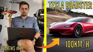 Tesla ROADSTER zrobi 100km/h w 1 SEKUNDĘ?! 😱  EV NEWS #27