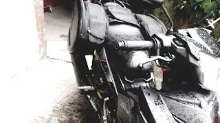 Saddlebag installation Ghost racing/sniper 150.King🙂