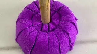 Sand Cutting Sounds | Rainbow Oddly Satisfying Relaxing Kinetic Sand ASMR