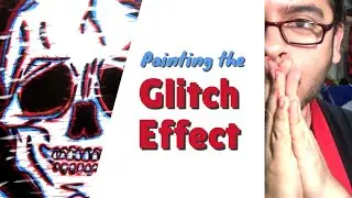 Let's Try Painting the Glitch Effect: Tik Tok Art Challenge