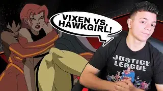 VIXEN VS. HAWKGIRL!! Justice League Unlimited 3x09 