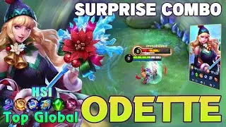 Odette Surprise combo! Top global Odette MVP Gameplay by SHI ~ Mobile Legends