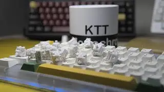 KTT Monochrome Chalk Switch Review, Stock vs. Lubed Sound Test