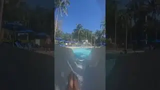 WATER SLIDE POV South Seas Resort in Captiva Island, Florida #shorts