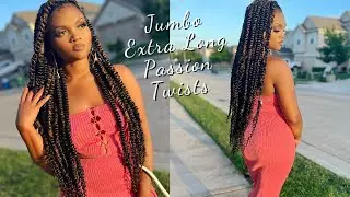 ЖАРКИЙ ЛЕТНИЙ СТИЛЬ! Большие, очень длинные, завитки волос Passion Twist! | При участии Freetress...