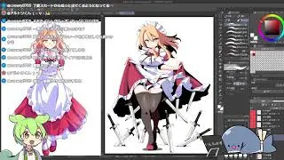 夢子描く 仕上げ【雑談】