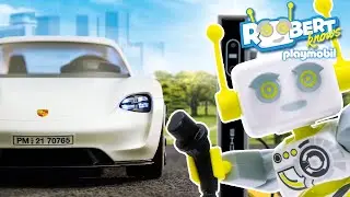 Qu'est-ce qu'une voiture électrique ? ROBert Sait - PLAYMOBIL en Français