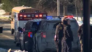 Elementary student killed in Standish crash involving school bus