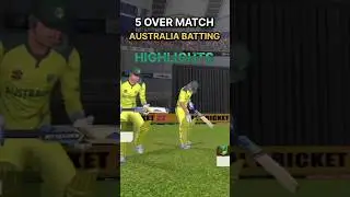Highlights Australia Team Batting | Beautiful Batting Score #rc22 #cricket #realcricket #cricket22