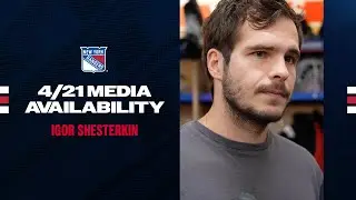 NYR 2025 Exit Day: Igor Shesterkin Media Availability | April 21, 2025