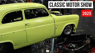 CLASSIC MOTOR SHOW 2024 - NEC Birmingham - (Nitrous powered Ford 100e)