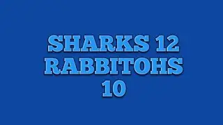 SHARKS 12 - RABBITOHS 10 #nrl #rugbyleague #cronullasharks #southsydneyrabbitohs #deehall47