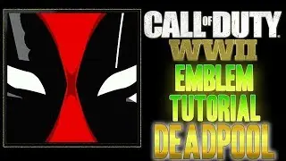 DeadPool - Call of Duty COD WW2 WWII ( EASY ) Emblem Tutorial