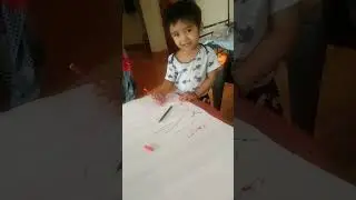 Baby drawing ❤️#reels #cutebaby #funny #musicstyle #viralvideo #baby#live #instagram #facebook