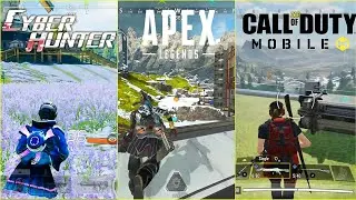 Cyber Hunter Vs Apex Legends Vs Call of Duty Mobile (Best high graphics battle royale games android)