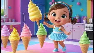 Ice Cream Mixing Colors | Fun Nursery Rhyme for Kids | Baby Learning Song