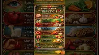 Which Food Is Good for Which Body Part? | Best Foods for Brain, Heart, Bones & Skin