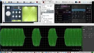 FLdigi RTS serial port keying a TWIN-T CPO: use GATE to get rid of HUM & QRN b4 sending over SONOBUS