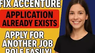 Fix Accenture 'Application Already Exists' Issue | Apply for Another Job Role Easily