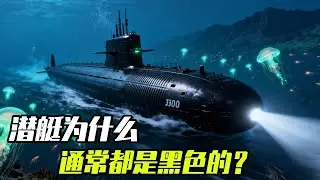 潜艇为什么通常都是黑色的？你多半猜不出真正的原因！【科学火箭叔】