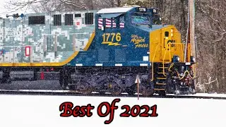 The Best of 2021! Year in Review Railfanning Music Video: 