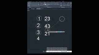 Create Circles Automatically for the Text in #autocad