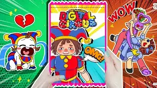 [Paper Diy] Pomni's Sad Love Story With Jax // The Amazing Digital Circus Unboxing #cim #paperdiy