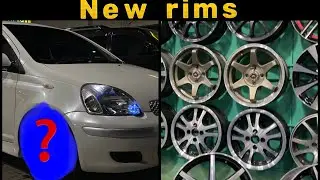 New rims and tyres for vitz ⭐️
