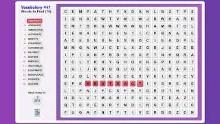 Word Search Challenge 41: Can You Find All 15 Before I Do? - Word Matrix