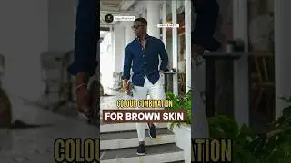 🔥Top 6 COLOUR COMBOS for DARK SKIN men 😎#ytshorts #shorts #mensstyle #viral #mensfashion
