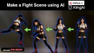 Create a Fight Scene with AI! w/Hailuo o2 and Kling 1.6 (anime and live action)