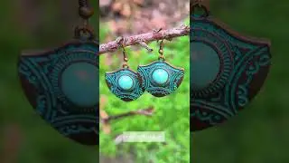 Green soul earings #accessories #bohemian #boho #bohoaccessories #ethnic #vibrantvibes #earings