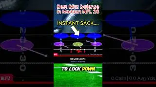 The BEST Blitz Defense in Madden 26! 🔥 (Get INSTANT Sacks) #shorts