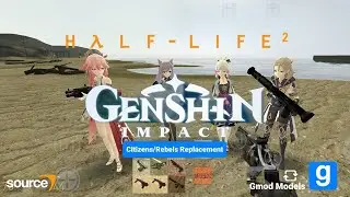 Half-life 2 - Genshin Impact Citizens/Rebels Replacement NPC's Android | Source Engine