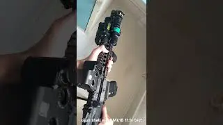 Sijun shell eject m4 mk18 11.1v test TopJapan system shell ejecting AEG #airsoft #asmr #normalroy