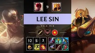Lee Sin Mid vs Azir - VN Grandmaster Patch 25.10
