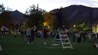 CU Boulder Marching Band Runs Through 