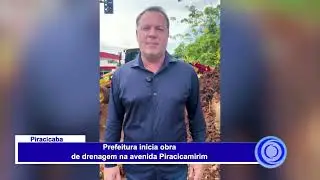Prefeitura inicia obra de drenagem na avenida Piracicamirim