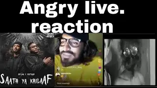 Emiway Bantai's angry reply to Raftaar's song SAATH YA KHILAAF #raftar#krishna#kr$na#sathyakhilaf
