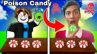 EATING ☠️POISON 🍬CANDY IN ROBLOX POISON TREATS 