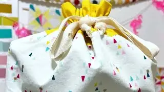 Learn to Sew: Drawstring Bag