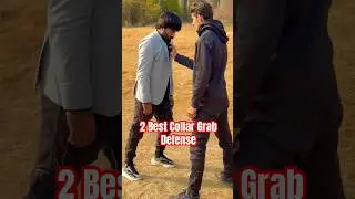 2 Best Collar Grabs Self Defense Techniques #selfedefense #rajatayyab #selfdefence #kravmaga #fight